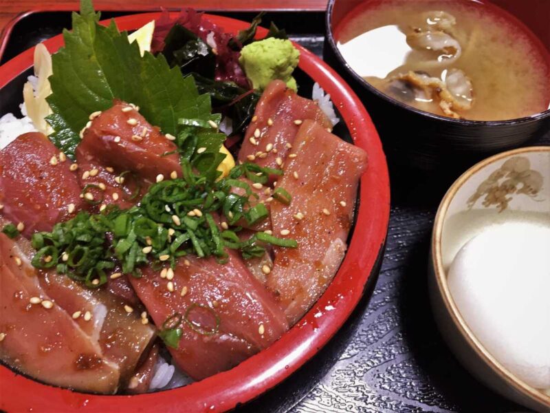 マグロ丼セット