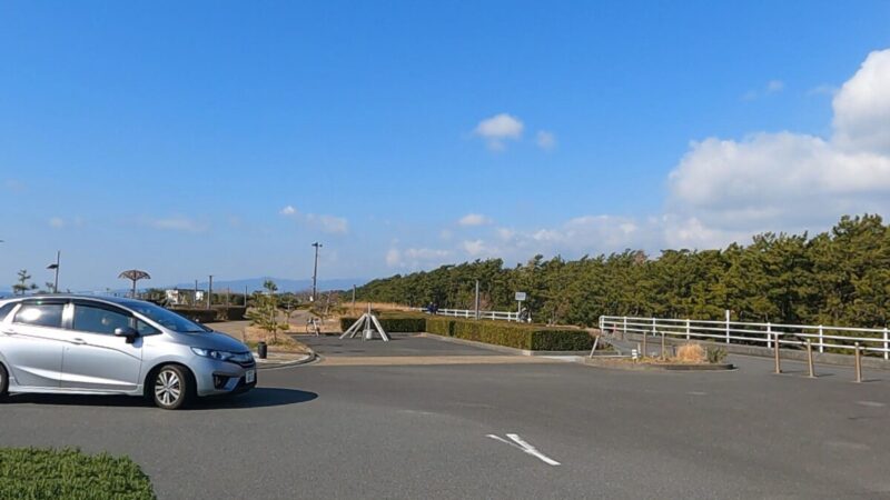 Large parking area