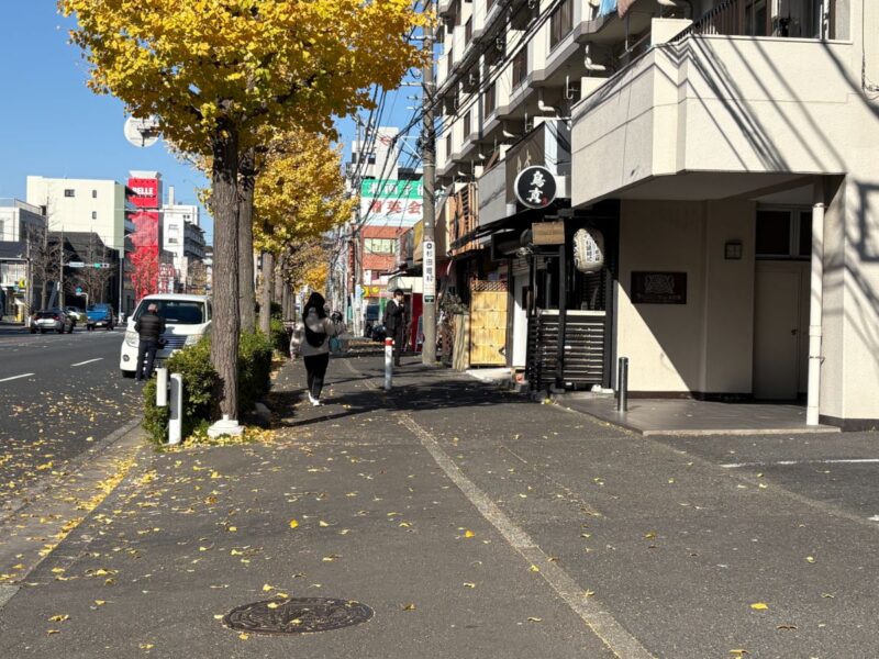 Street view on the way from JR Shin-Sugita Station West Exit to Sugitaya Ramen Main Store