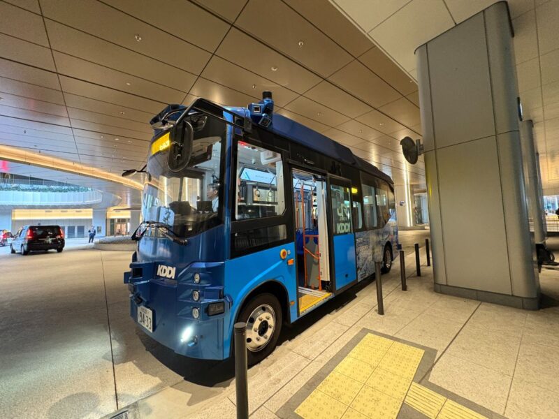 Free Self-Driving Bus on the TAKANAWA GATEWAY CITY Loop Route