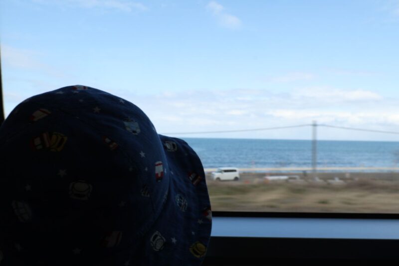 えちごトキめき鉄道、日本海ひすいライン泊行の車窓